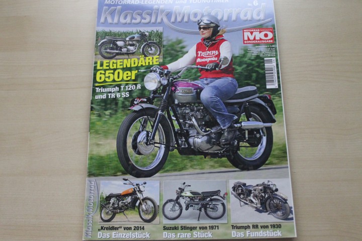 Deckblatt MO Klassik Motorrad (06/2014)